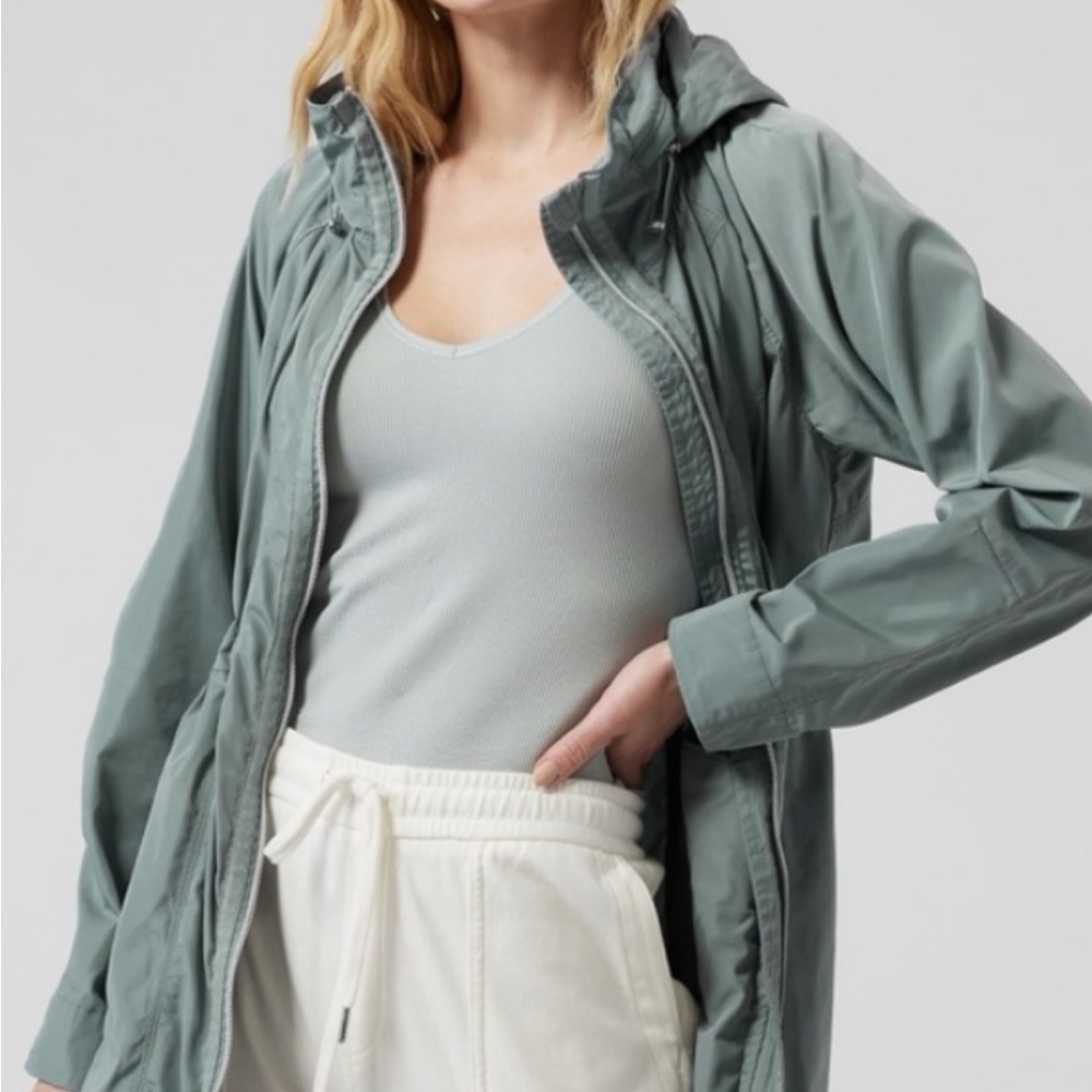 Athleta Drip Drop Jacket Minimalistic Grey - image 1